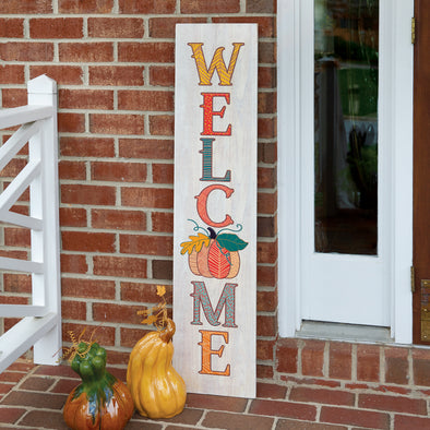 Autumn Welcome Porch Sign - Shugar Plums Gift Store