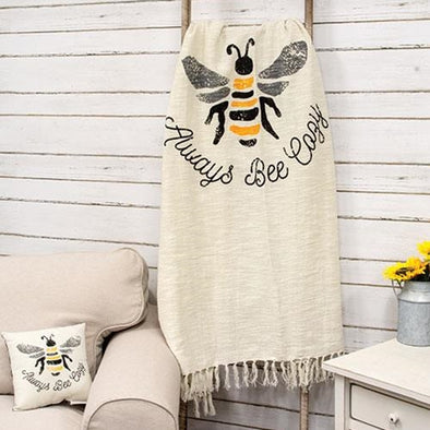 Always Bee Cozy Throw Blanket - Shugar Plums Gift Store