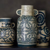 Teal Terracotta Flower Vase - Shugar Plums Gift Store