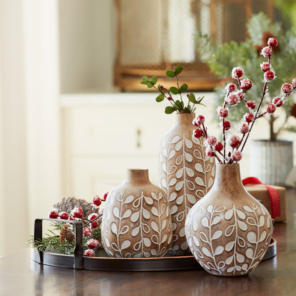 Bohemian Vase Set of 3