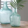 Frosted Seafoam Glass Wine Jug - Shugar Plums Gift Store