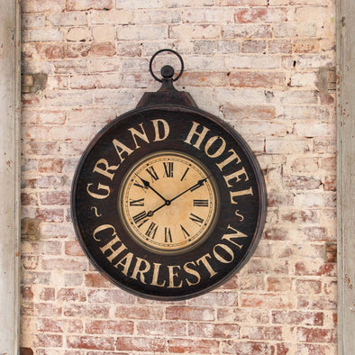 Grand Hotel Charleston Wall Clock - Shugar Plums Gift Store