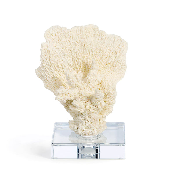 Faux Coral Sculpture On Base