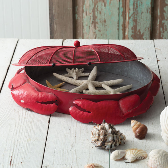 Decorative Crab Seashell Tray