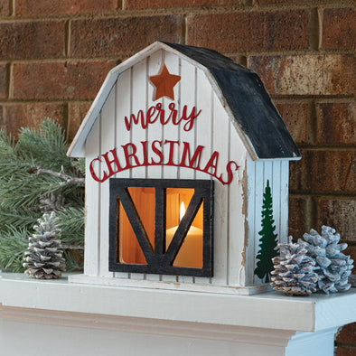 Holiday Barn Lantern Light - Shugar Plums Gift Store