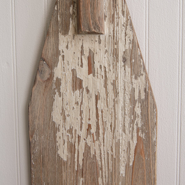 Distressed Reclaimed Wood Wall Oar