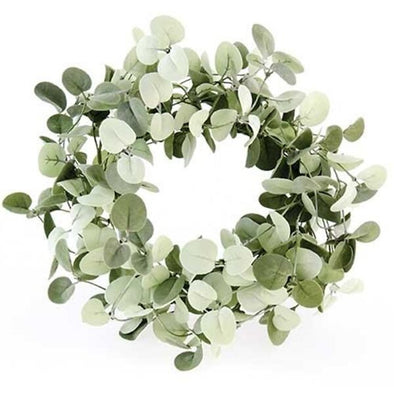 Eucalyptus Wreath - Silver Drop - Shugar Plums Gift Store