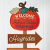 Farmhouse Standing Pumpkin Patch Harvest Sign - Shugar Plums Gift Store