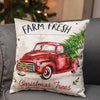 Farm Fresh Merry Christmas Pillow - Shugar Plums Gift Store