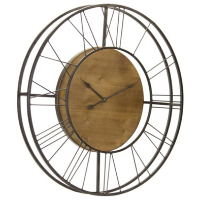 Farmhouse Wood Wall Clock - Shugar Plums Gift Store