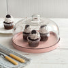 Farmhouse Glass Dessert Cloche With Base - Pink Shugar Plums Gift Store