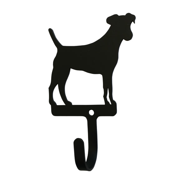 Jack Russel Wrought Iron Wall Hook Small
