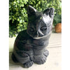 Black Jade Crystal Cat - Shugar Plums Gift Store
