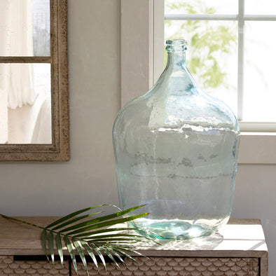 Seafoam Cellar Bottle Vase - Large Shugar Plums Gift Store