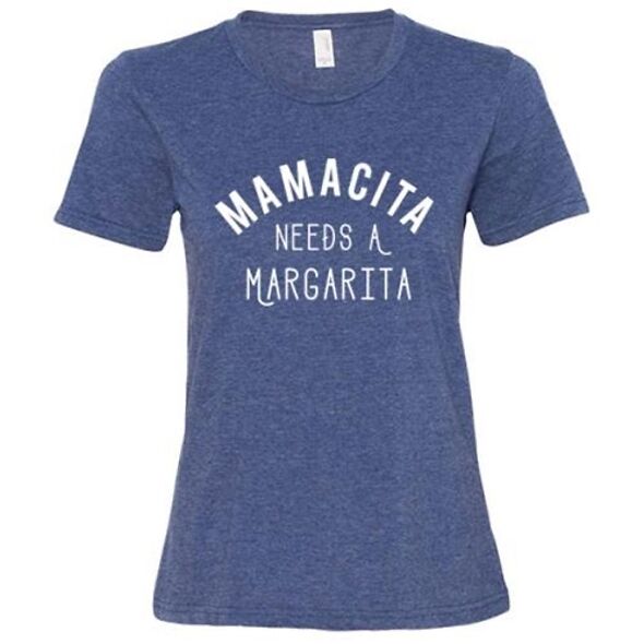 Mamacita Needs a Margarita Shirt - Heather Blue