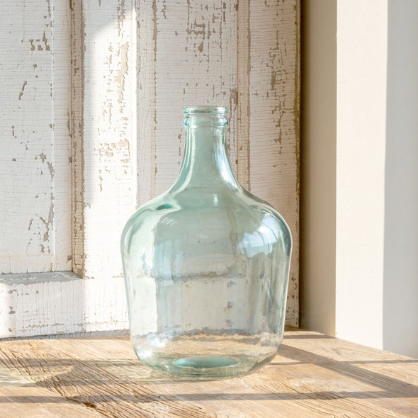 Seafoam Cellar Bottle Vase
