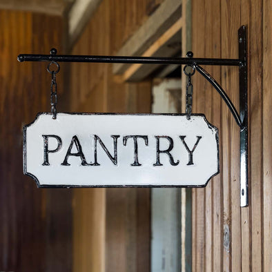 Hanging Pantry Sign For Door - Shugar Plums Gift Store
