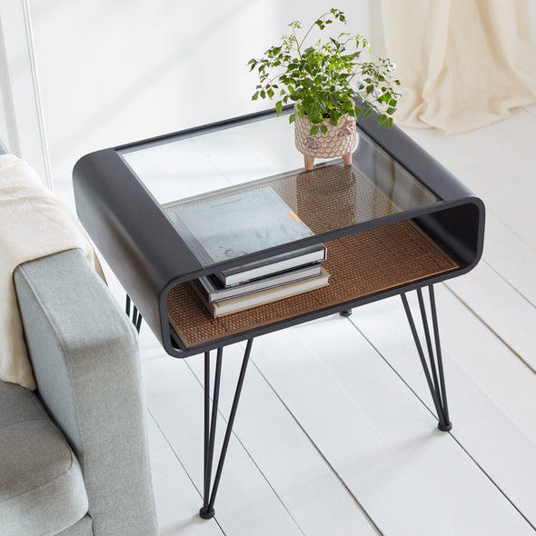 Contemporary Metal End Table