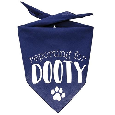 Reporting For Dooty Dog Bandana - Shugar Plums Gift Store