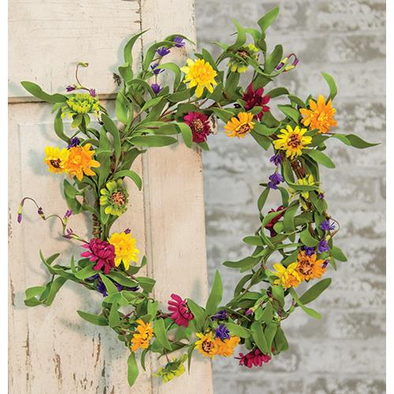 Prairie Daisy Spring Front Door Wreath - Shugar Plums Gift Store