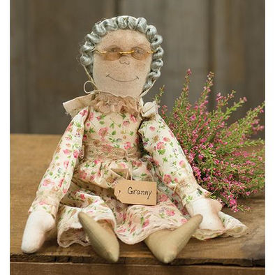 Primitive Doll Granny Country Collectible - Shugar Plums Gift Store