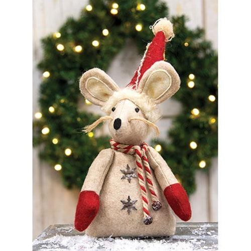 Primitive Doll - Candy Cane Mouse Doll