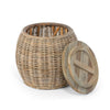 Rattan Storage End Table - Shugar Plums Gift Store