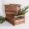 Farmhouse Reclaimed Wood Crate Set - Shugar Plums Gift Store