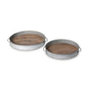 Reclaimed Wood Round Serving Tray - Shugar Plums Gift Store