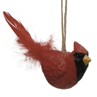 Set Of 6 Red Cardinal Ornaments - Shugar Plums Gift Store