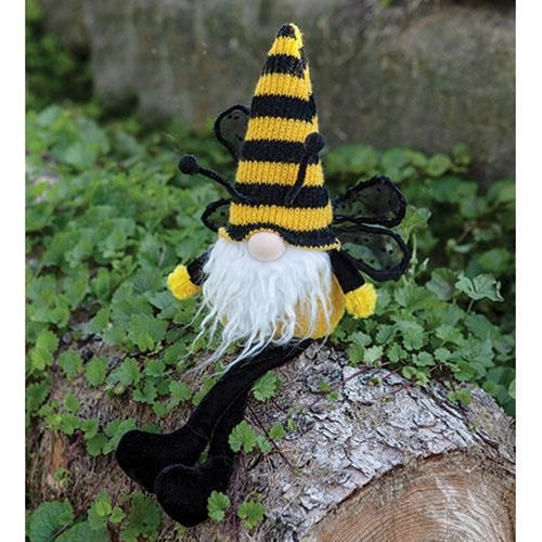 Sitting Bee Gnome With Legs