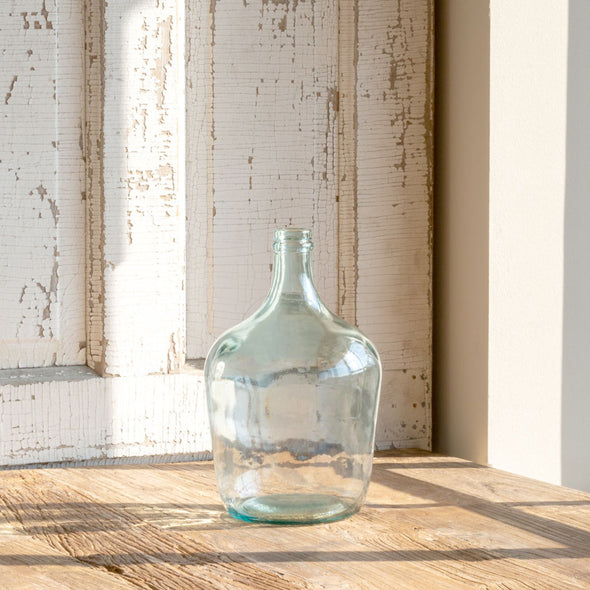 Seafoam Cellar Bottle Vase