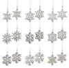 Snowflake Ornament Set Of 18 - Shugar Plums Gift Store