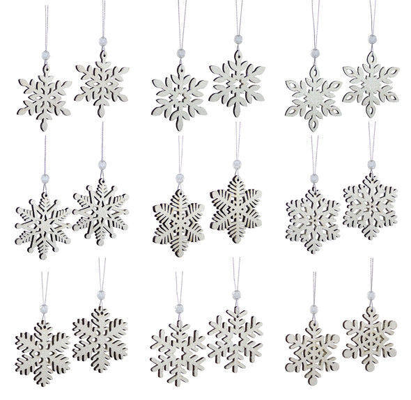 Snowflake Ornament Set Of 18