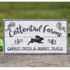 Spring Cottontail Farm Sign - Shugar Plums Gift Store