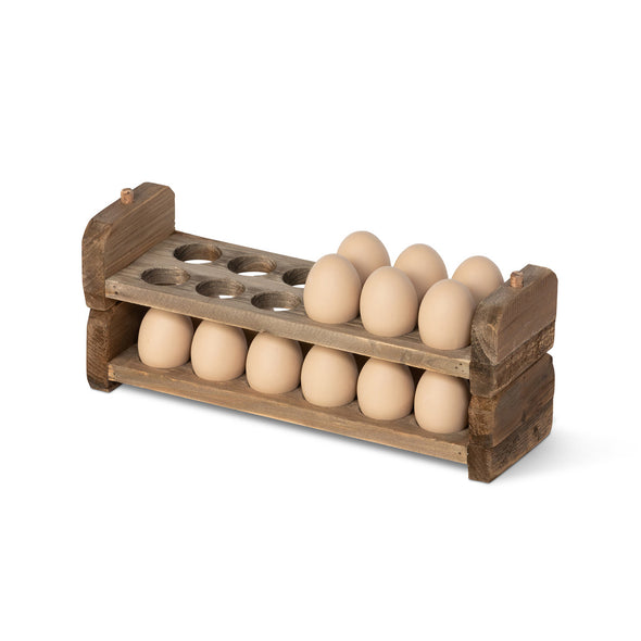 Wooden Stackable Egg Holder