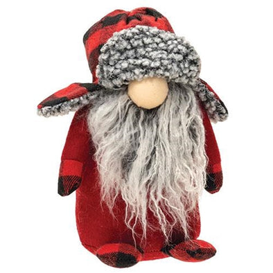 Standing Red & Black Gray Beard Gnome - Shugar Plums Gift Store