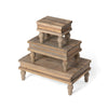 Reclaimed Wood Tabletop Riser Set - Shugar Plums Gift Store