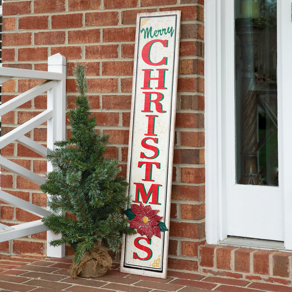 Vintage Style Merry Christmas Porch Sign