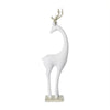 White Elegant Christmas Deer - Shugar Plums Gift Store