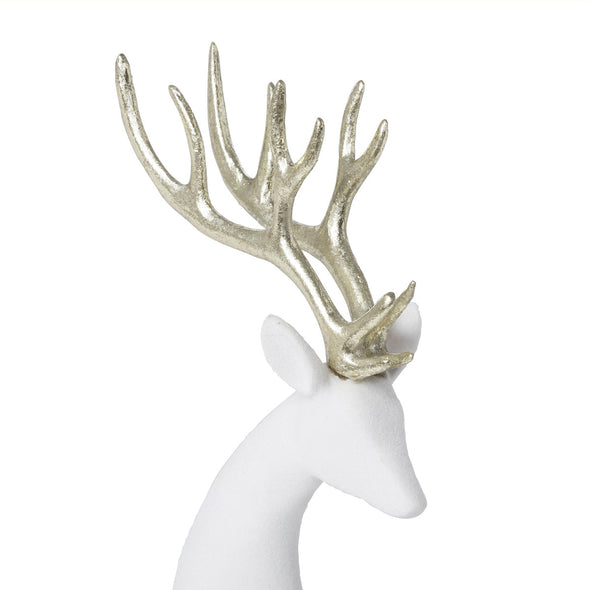 Elegant Christmas Deer Figurine