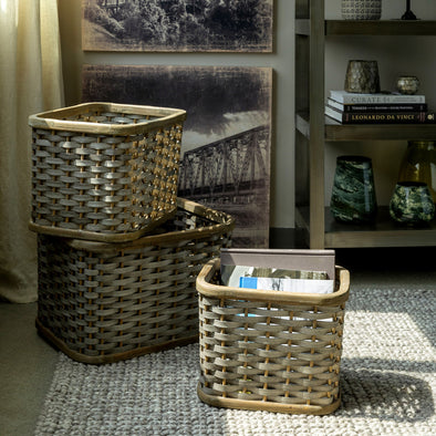 Nesting Woven Storage Basket Set - Shugar Plums Gift Store